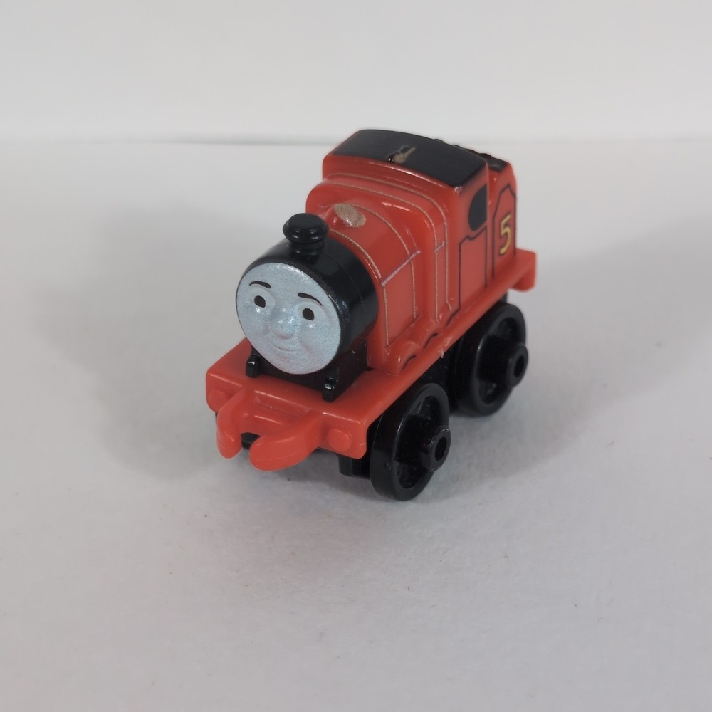 Thomas & Friends James the Red Engine Mini Toy Train Mattel 5 M05D